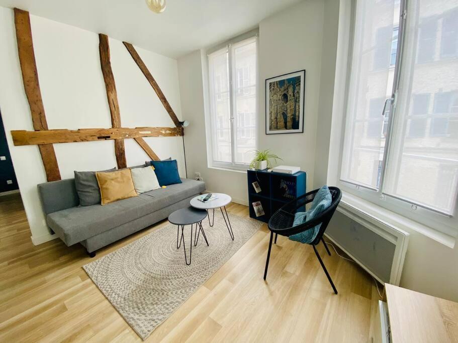 Les Beaux Arts, Appartement Au Coeur De Rouen Exterior foto